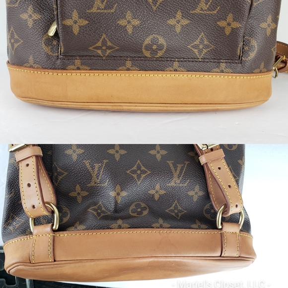 Authentic Louis Vuitton Montsouris MM Backpack #2928M - Picture 10 of 12